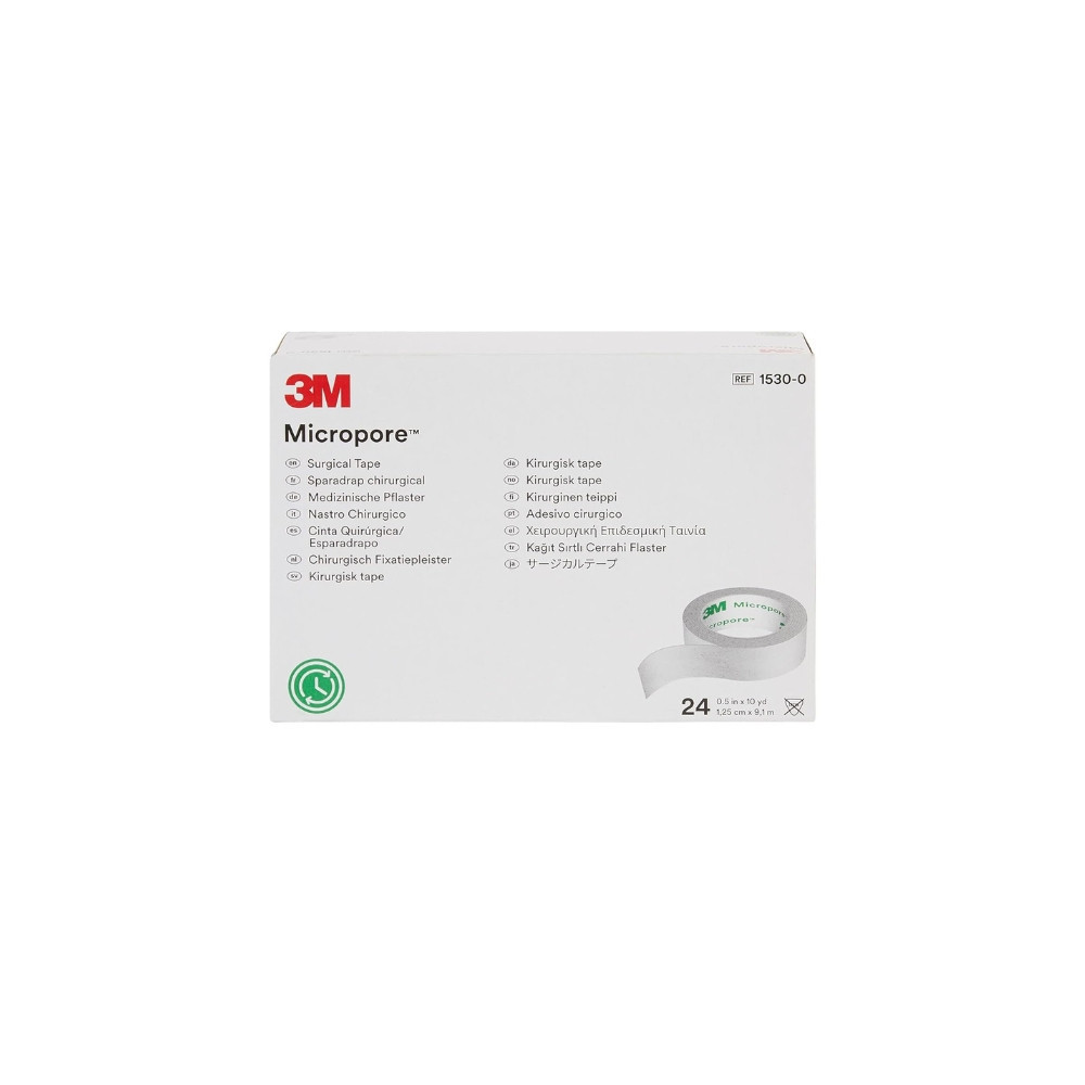 Micropore Color Blanco 1/2 C24