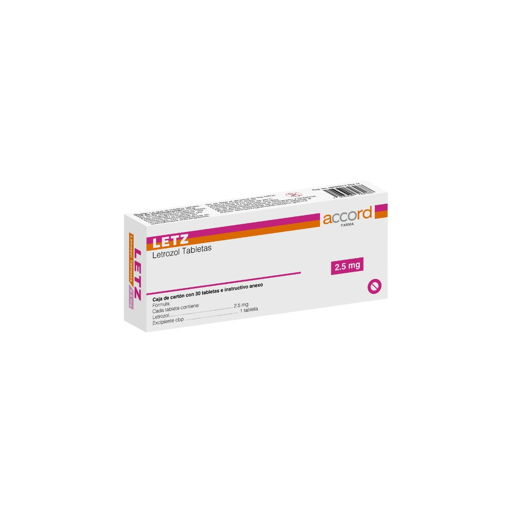 Letz letrozol 2.5mg c/30