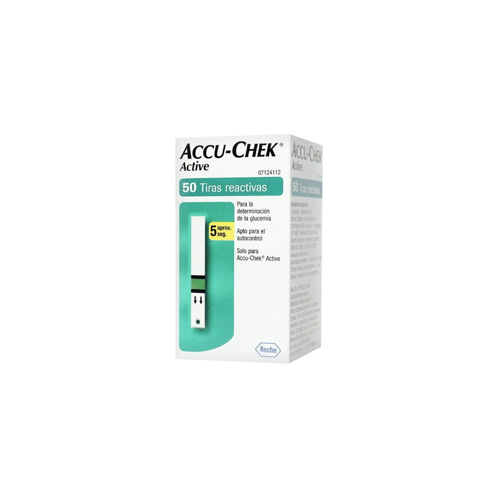 Accu Chek Tiras Reactivas Active C50