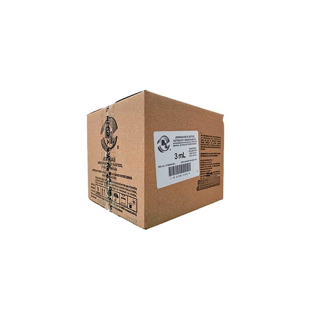 Jeringa 3ML 22X32 C100 Dentilab